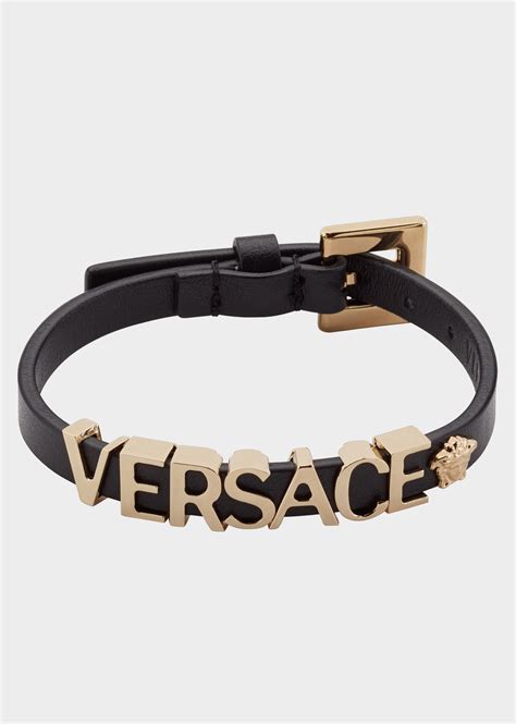 versace buckle bracelet|Versace logo.